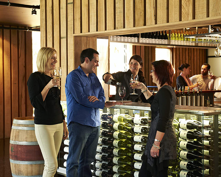 Wine tasting at Vasse Felix Winery - image courtesy of Journey Beyond Rail.