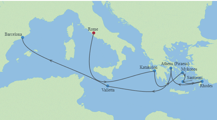 Greek Islands & Malta Cruise