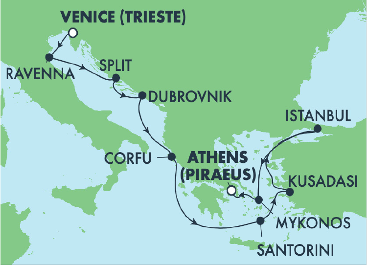 Greek Islands & Croatia Cruise